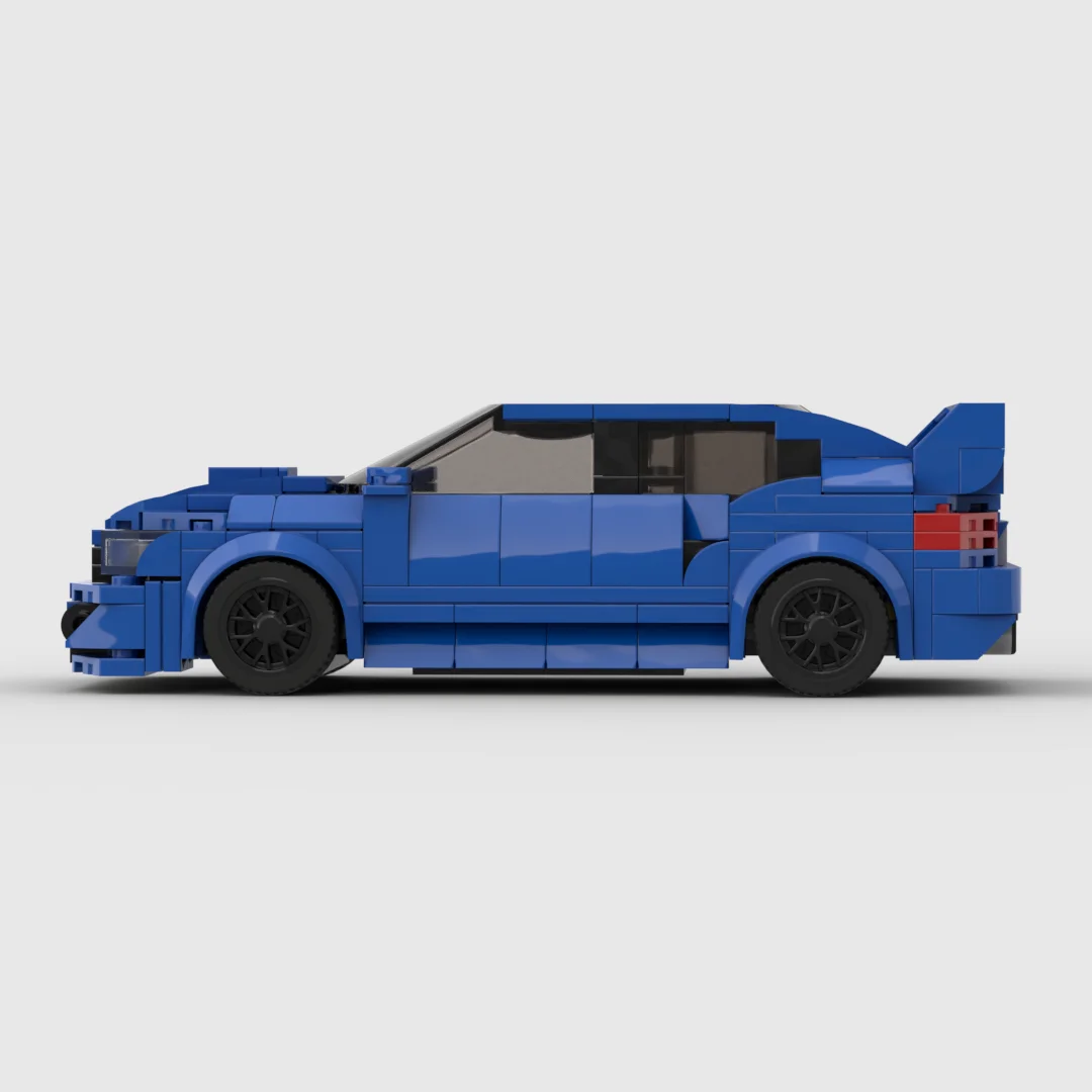 Model MOC inspirowany rajdowym WRX STI – 303 elementy, sportowy klimat i satysfakcja z budowania. Do kolekcji lub jako prezent dla fana aut.