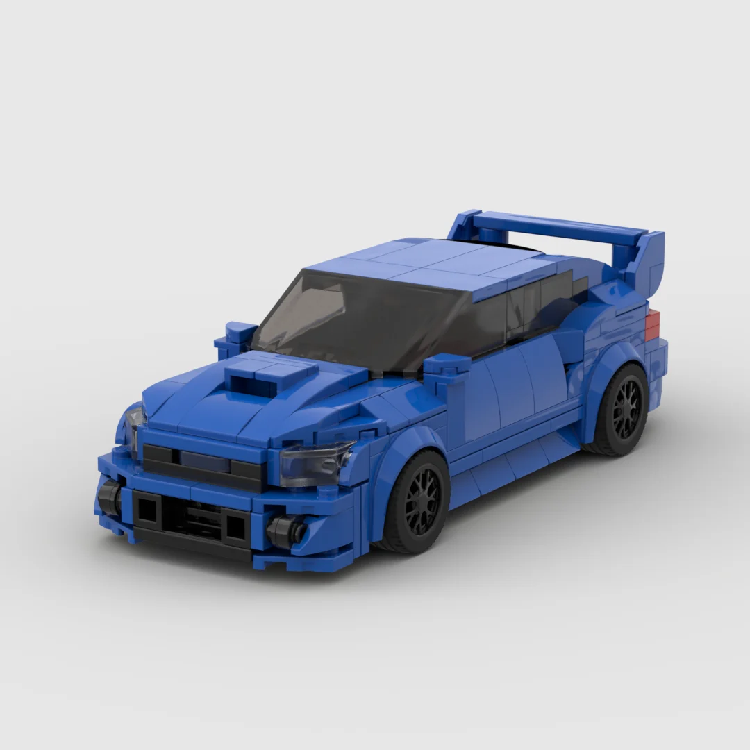 Model MOC inspirowany rajdowym WRX STI – 303 elementy, sportowy klimat i satysfakcja z budowania. Do kolekcji lub jako prezent dla fana aut.