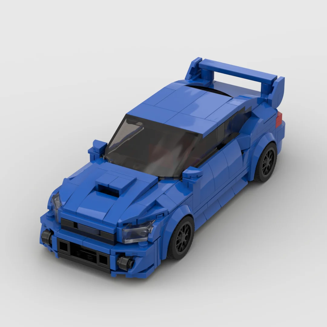 Model MOC inspirowany rajdowym WRX STI – 303 elementy, sportowy klimat i satysfakcja z budowania. Do kolekcji lub jako prezent dla fana aut.