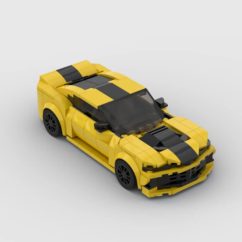 Model MOC Muscle Car inspirowany amerykańską motoryzacją. Sportowa sylwetka, przyjemność składania i gotowy efekt do kolekcji lub na prezent.