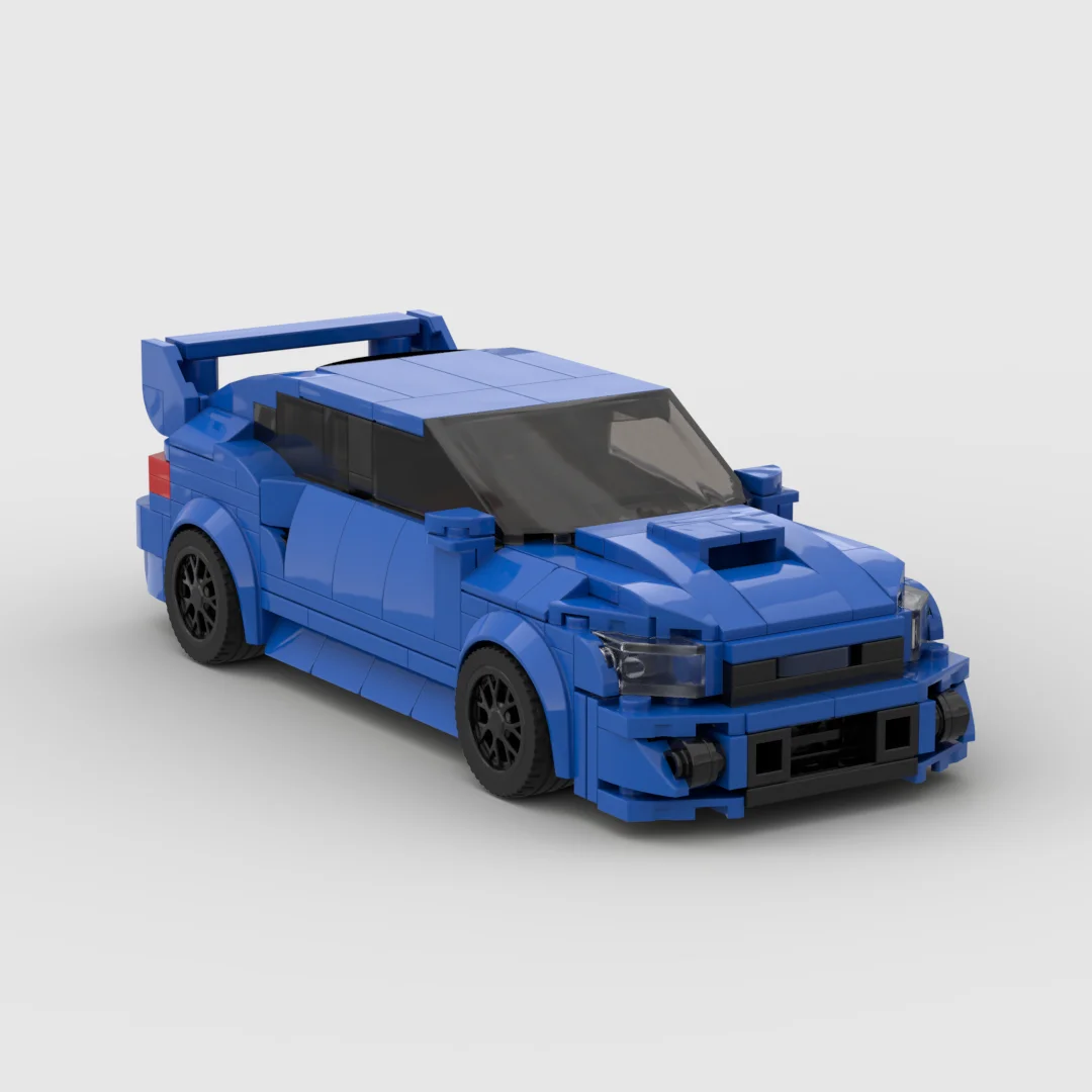 Model MOC inspirowany rajdowym WRX STI – 303 elementy, sportowy klimat i satysfakcja z budowania. Do kolekcji lub jako prezent dla fana aut.
