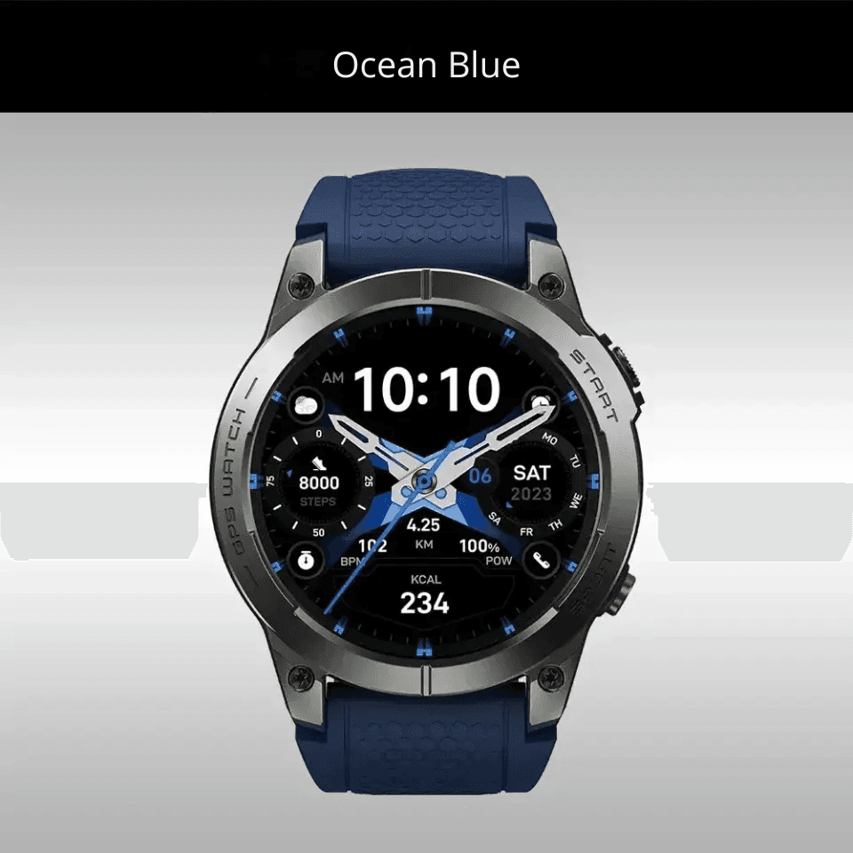 Zeblaze Stratos 3 Pro to smartzegarek z ekranem AMOLED 1.43", GPS i rozmowami Bluetooth. Wygodny do treningu i na co dzień, także jako bezpieczny prezent.
