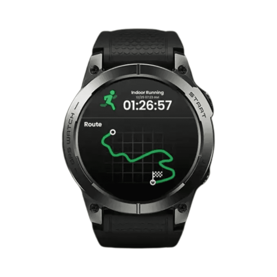 Zeblaze Stratos 3 Pro to smartzegarek z ekranem AMOLED 1.43", GPS i rozmowami Bluetooth. Wygodny do treningu i na co dzień, także jako bezpieczny prezent.