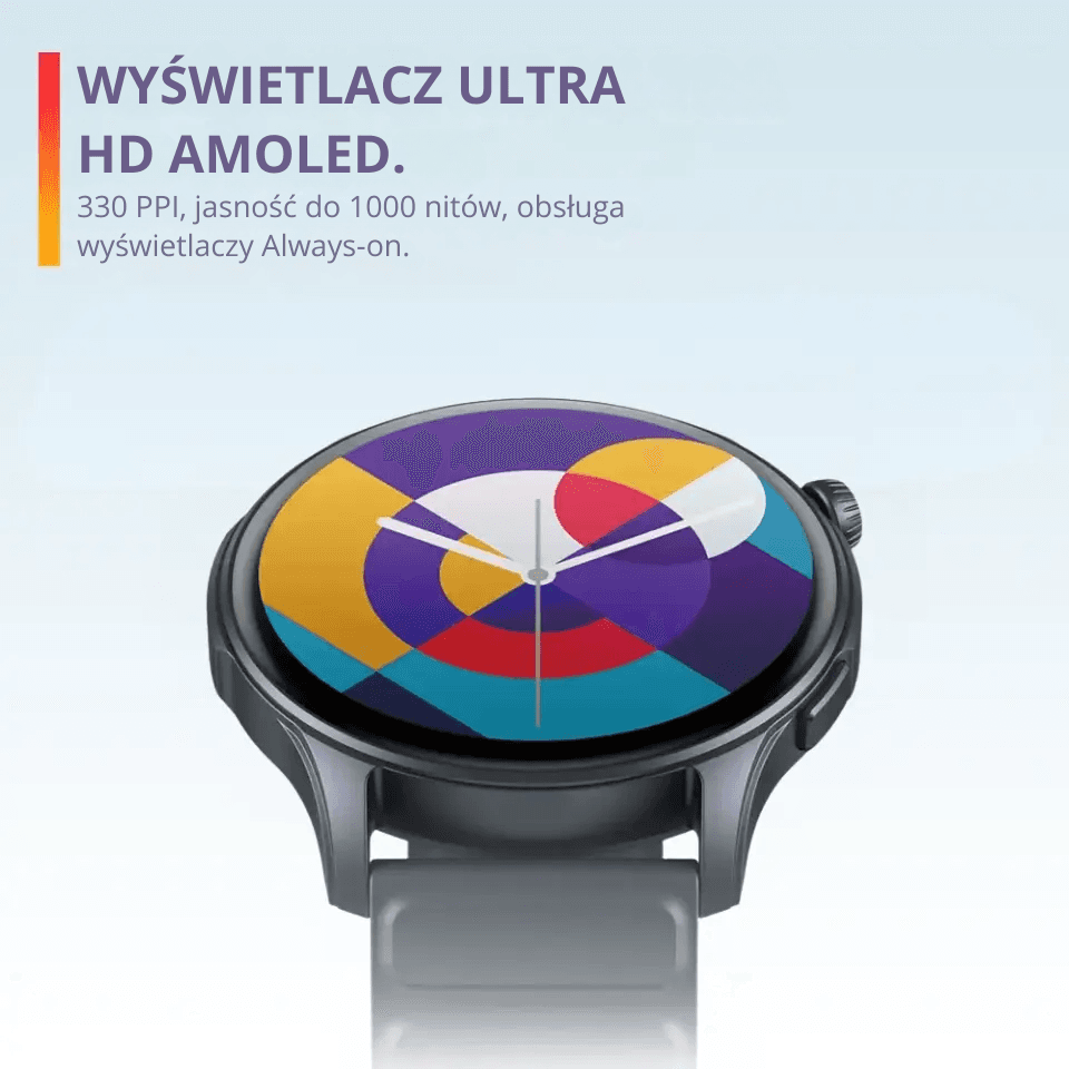 Zeblaze BTalk 3 Plus to prosty smartwatch z ekranem AMOLED i rozmowami Bluetooth. Wygodny na co dzień, także jako bezpieczny wybór na prezent.