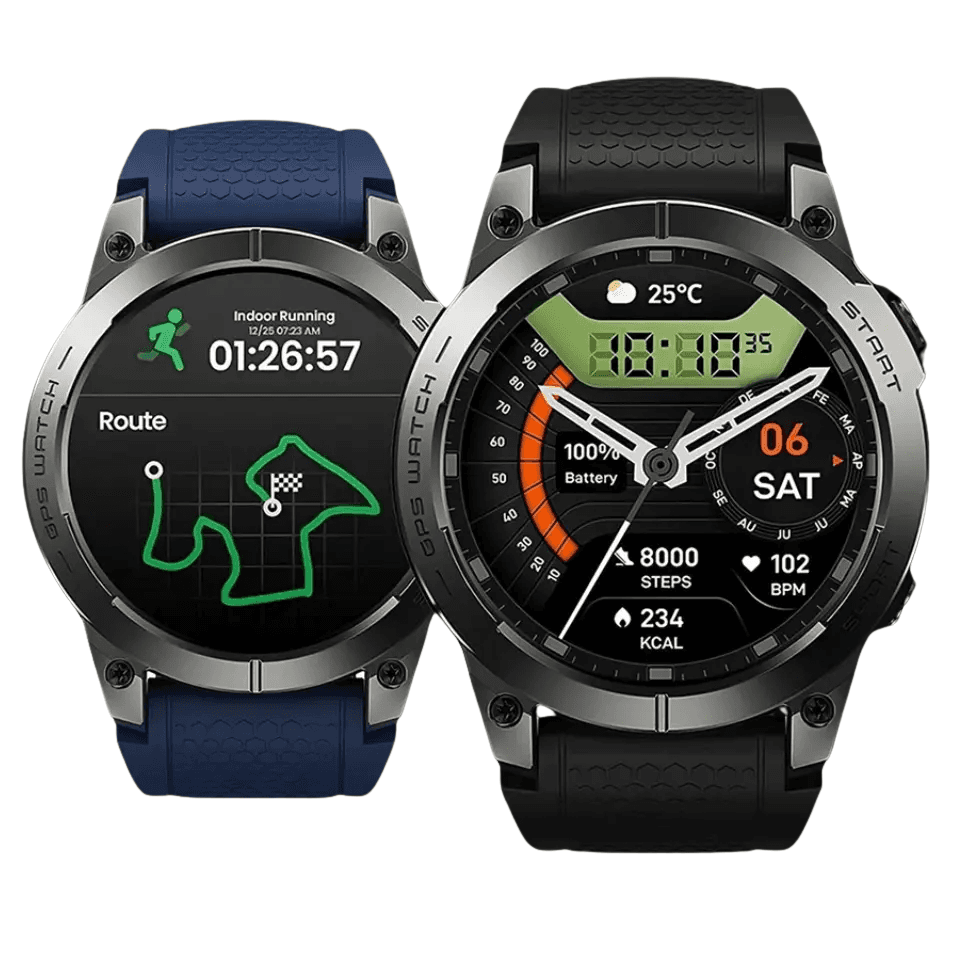 Zeblaze Stratos 3 Pro to smartzegarek z ekranem AMOLED 1.43", GPS i rozmowami Bluetooth. Wygodny do treningu i na co dzień, także jako bezpieczny prezent.