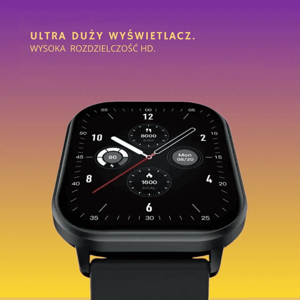 New Zeblaze GTS 3 Voice Calling Smart Watch Ultra-big 2.03'' HD Screen 24H Health Monitor 100+ Sport Modes 200+ Watch Faces