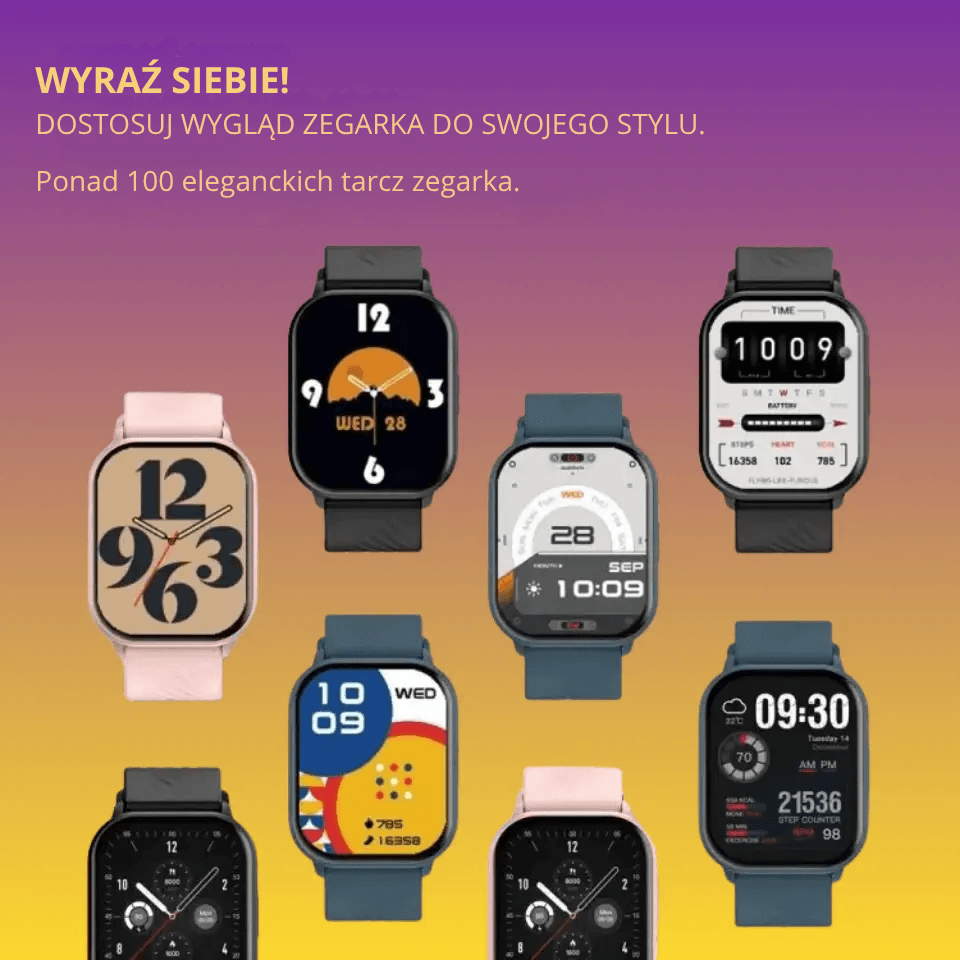 New Zeblaze GTS 3 Voice Calling Smart Watch Ultra-big 2.03'' HD Screen 24H Health Monitor 100+ Sport Modes 200+ Watch Faces