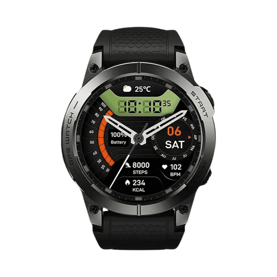 Zeblaze Stratos 3 Pro to smartzegarek z ekranem AMOLED 1.43", GPS i rozmowami Bluetooth. Wygodny do treningu i na co dzień, także jako bezpieczny prezent.