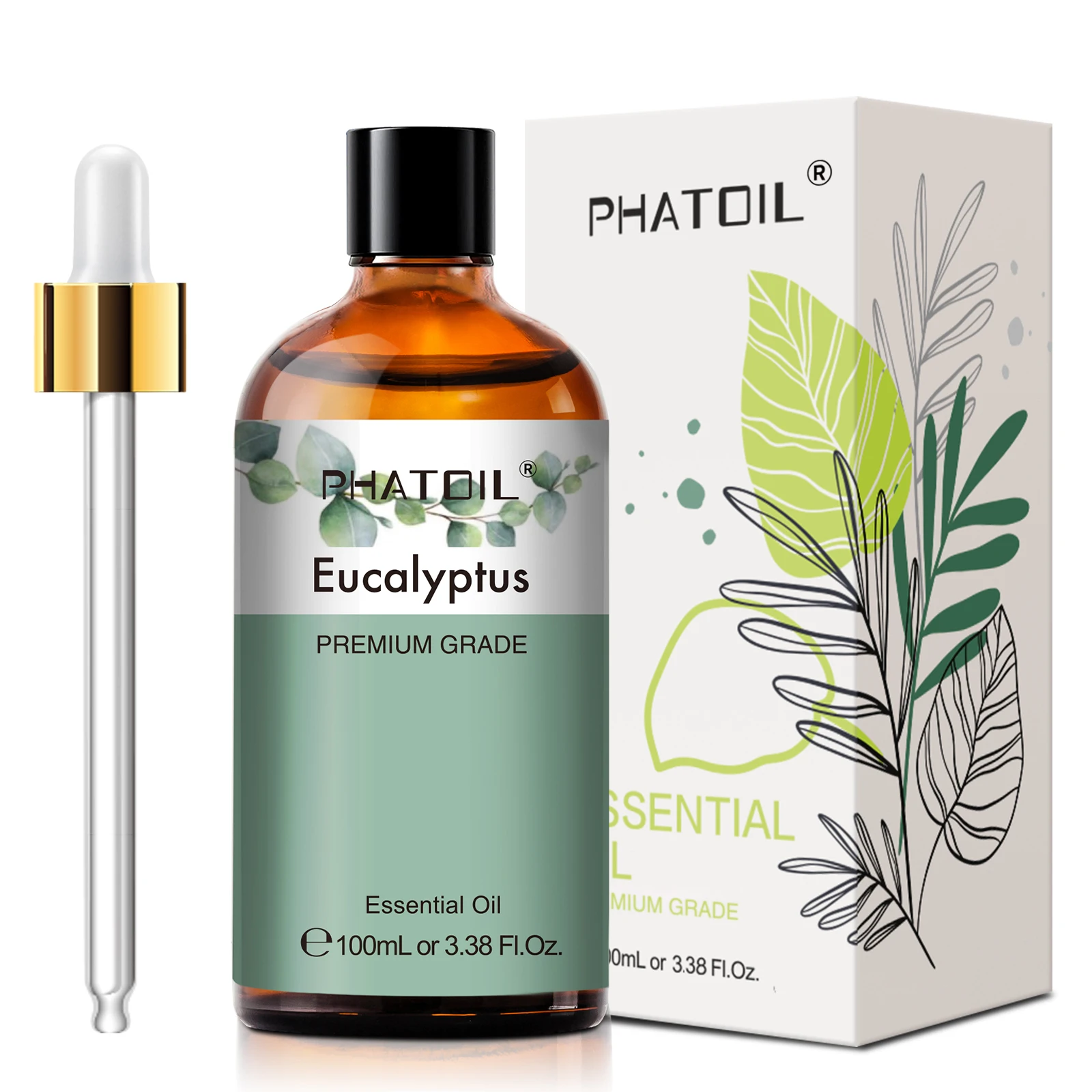 PHATOIL olejek eteryczny 100 ml – naturalne aromaty roślinne do dyfuzorów i wyrobów zapachowych.