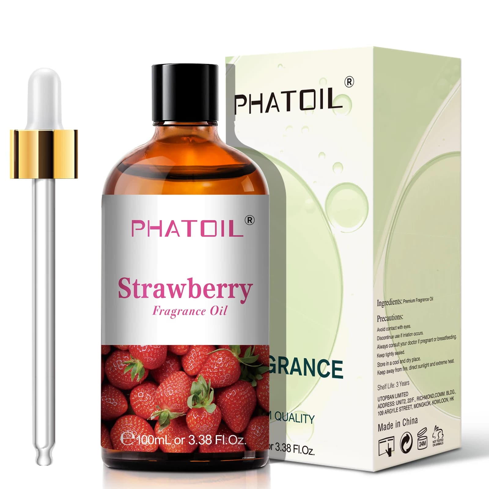 PHATOIL olejek zapachowy 100 ml – słodkie i owocowe aromaty do dyfuzorów, świec i mydeł.